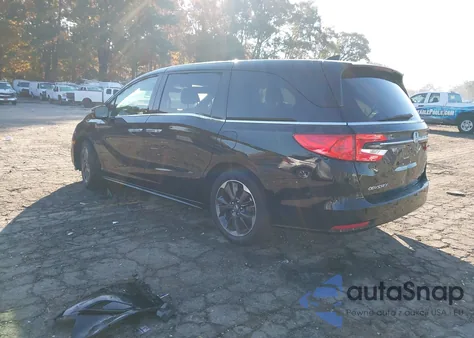 2022 Honda Odyssey Elite из США, поврежденный, VIN 5FNRL6H97NB026916